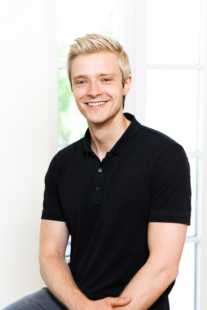 Mitarbeiter-Shooting, Outfit-Beispiel Junger Mann